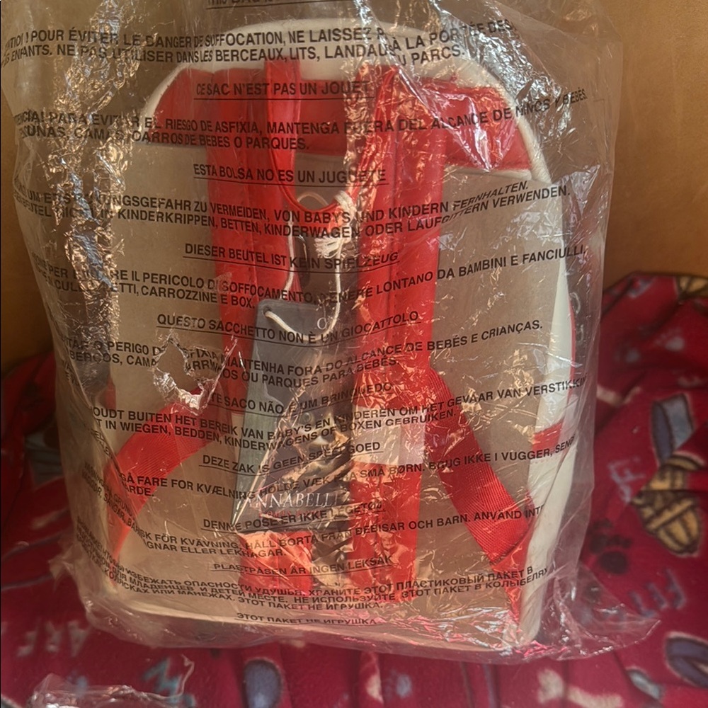 Kids Cartoon Character Backpack - White and Red. Matching Wallet!! - Picture 3 of 11